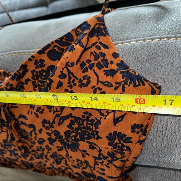 Blue Rain Brown and Black‎ Floral Maxi Dress - Picture 12 of 13